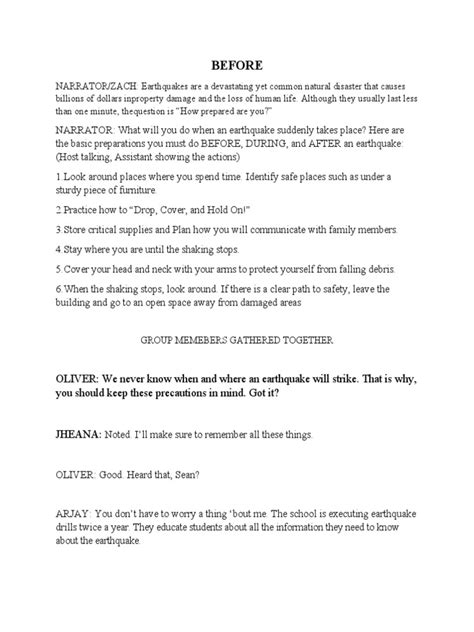script for earthquake roleplay brainly|EARTHQUAKE Roleplay (SCRIPT) .